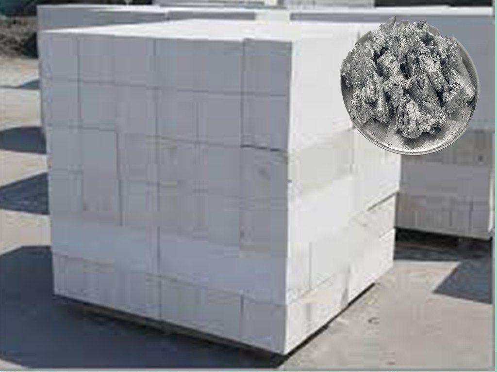 Application of aluminum paste in AAC block